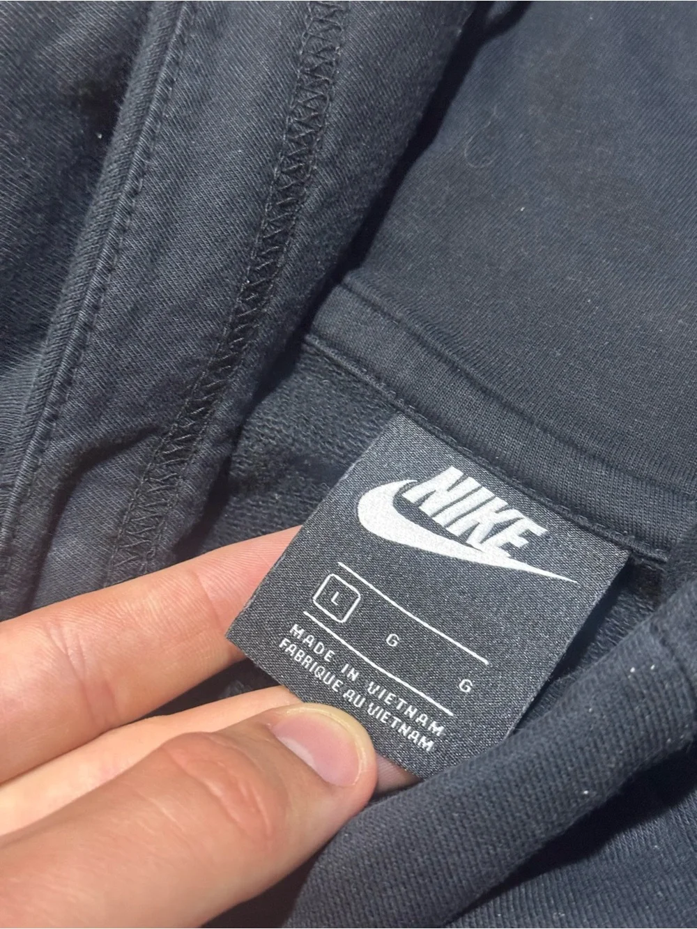 Nike Black Womens Hoodie with Small‎ Logo